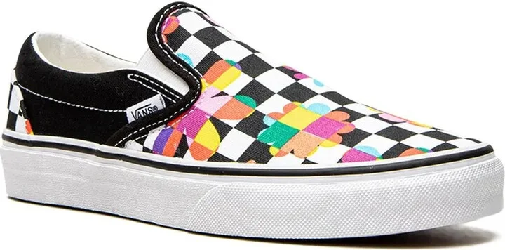 Classic Slip-On "Floral Checkerboard" sneakers - Image 2