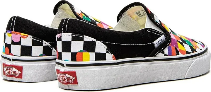 Classic Slip-On "Floral Checkerboard" sneakers - Image 3
