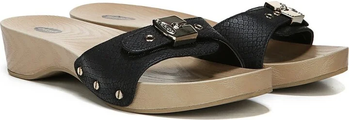 Classic Snake Embossed Sandal - Image 2