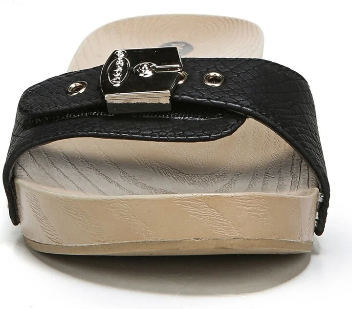 Classic Snake Embossed Sandal - Image 6