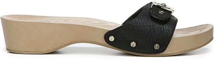 Classic Snake Embossed Sandal