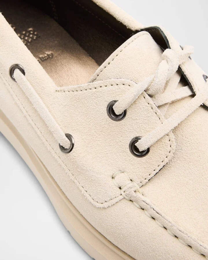 Classic Suede Boat Loafers - Image 7
