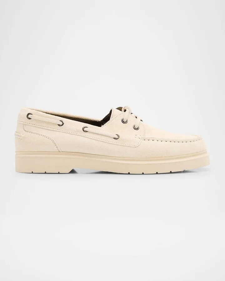 Classic Suede Boat Loafers