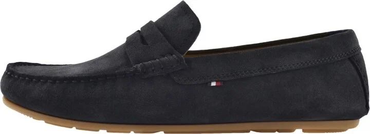Classic Suede Driver Shoes Navy