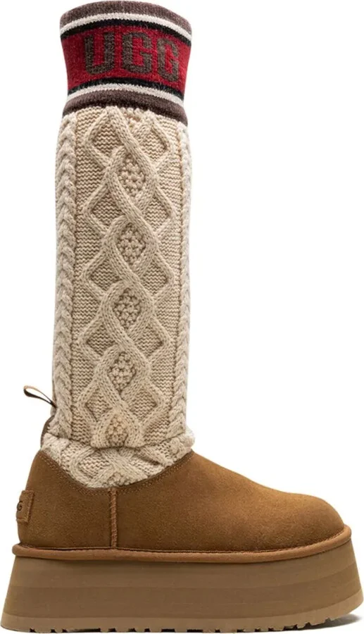 Classic Sweater Letter "Chestnut" boots