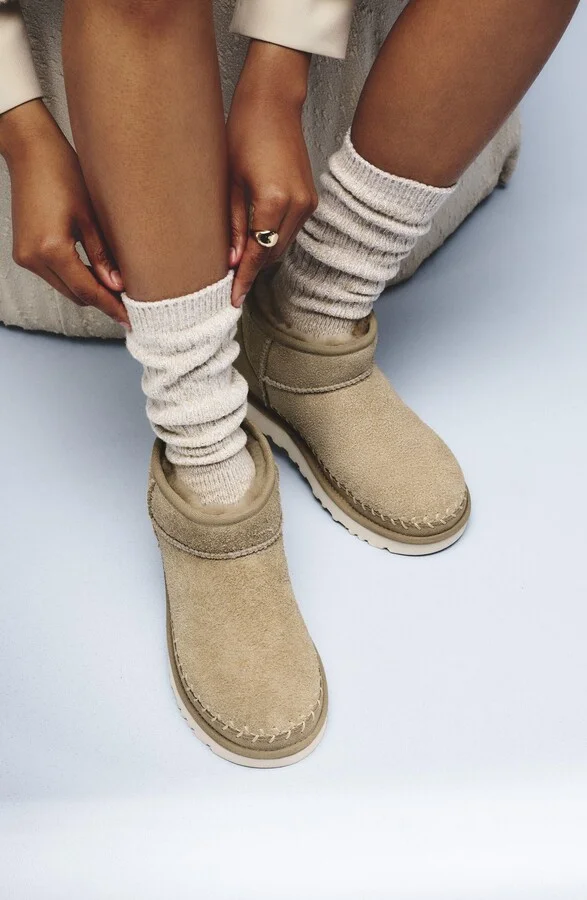 Classic Ultra Mini Biarritz Genuine Shearling Lined Bootie - Image 10