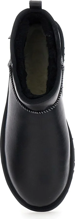''classic Ultra Mini' Black Boots In Leather Woman - Image 4