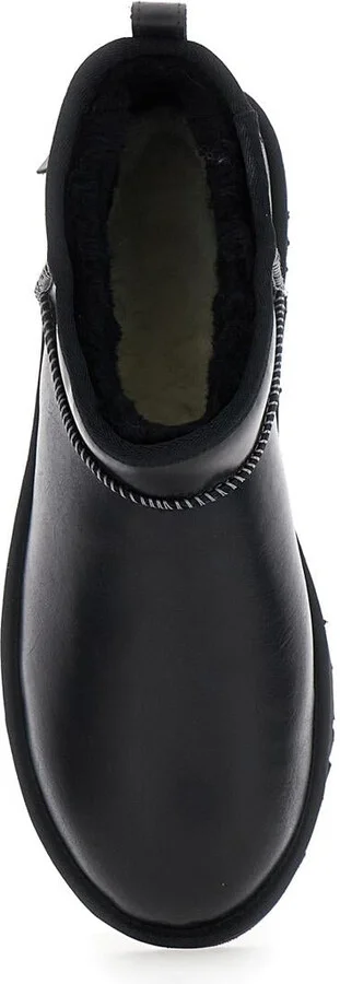 ''Classic Ultra Mini' Black Boots In Leather Woman - Image 4