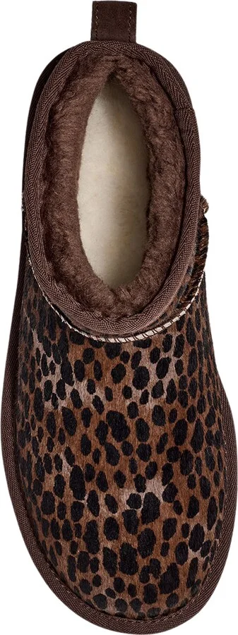 Classic Ultra Mini Caspian Genuine Calf Hair Bootie - Image 4