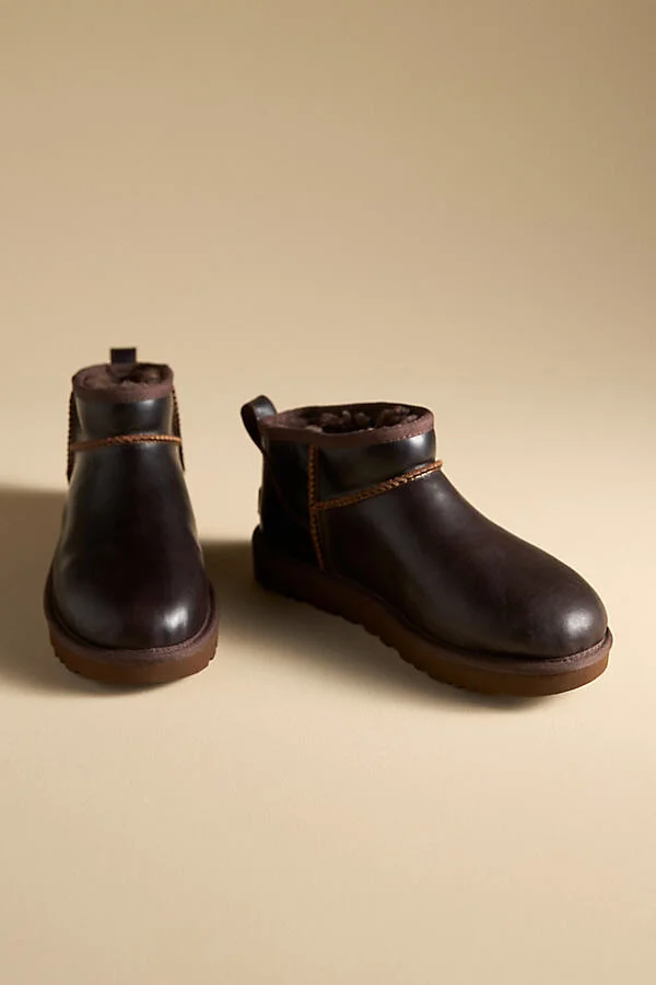 Classic Ultra Mini Leather Boots - Image 2