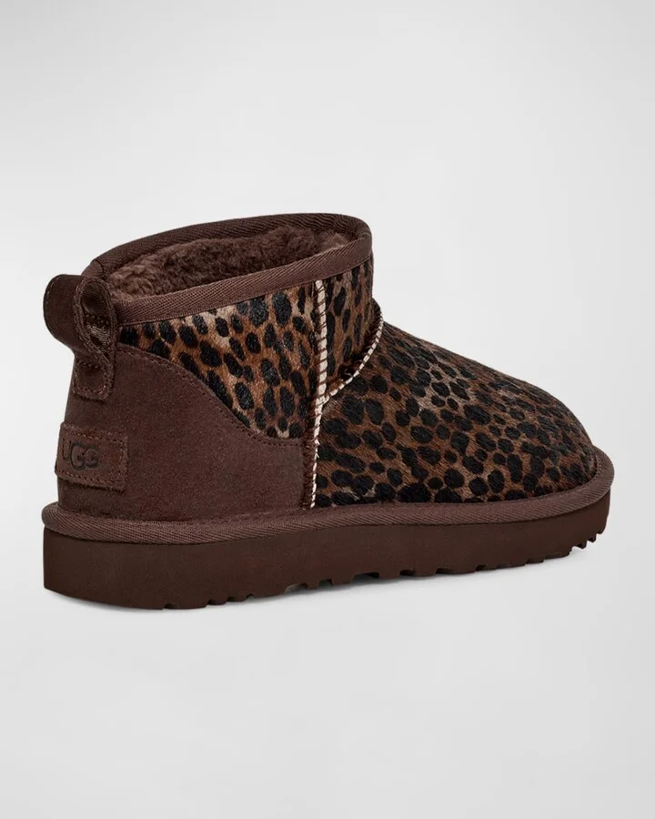 Classic Ultra Mini Leopard Ankle Boots - Image 7