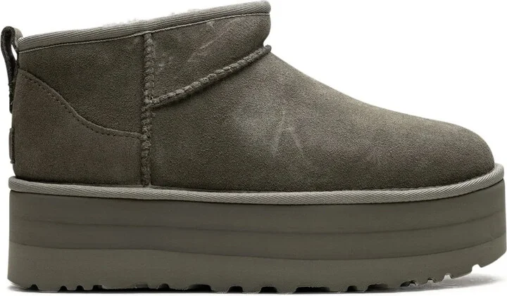 Classic Ultra Mini "Moss Green" boots