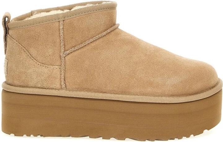 'Classic Ultra Mini Platform' Ankle Boots