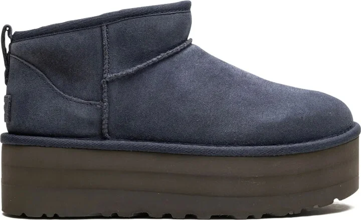 Classic Ultra Mini Platform "Eve Blue" boots