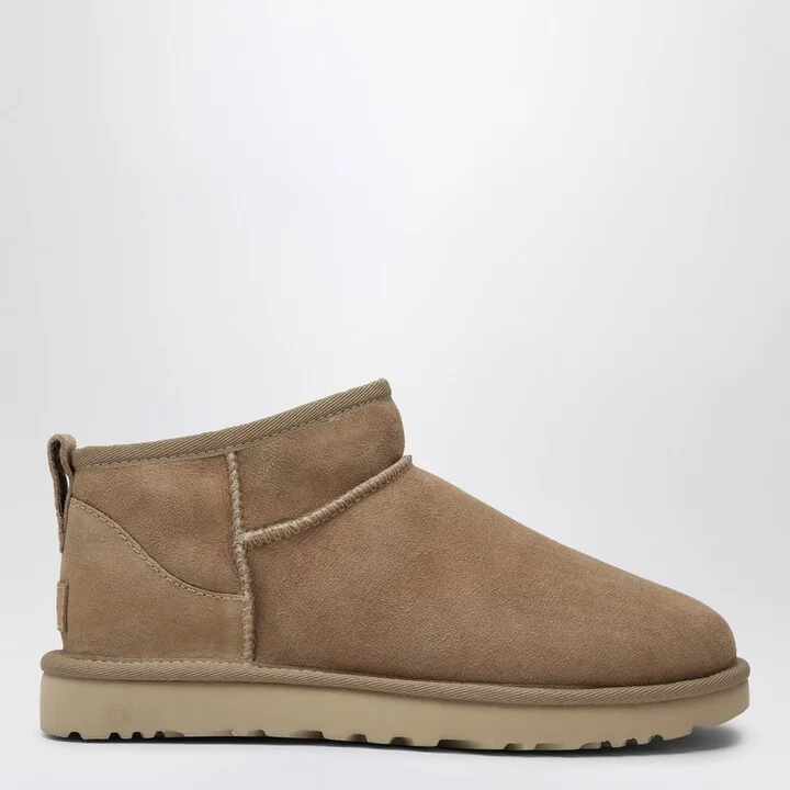 Classic Ultra Mini sand coloured boot