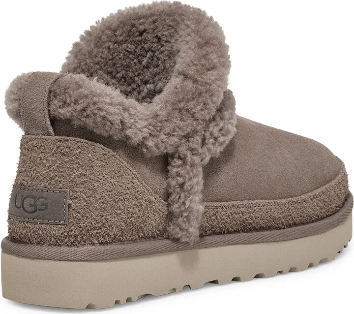 Classic Ultra Mini Spillseam Genuine Shearling Bootie - Image 2