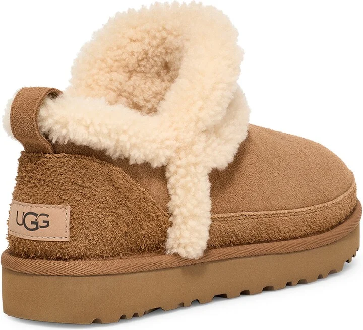 Classic Ultra Mini Spillseam Genuine Shearling Bootie - Image 2