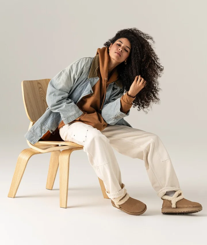 Classic Ultra Mini Spillseam Genuine Shearling Bootie - Image 9
