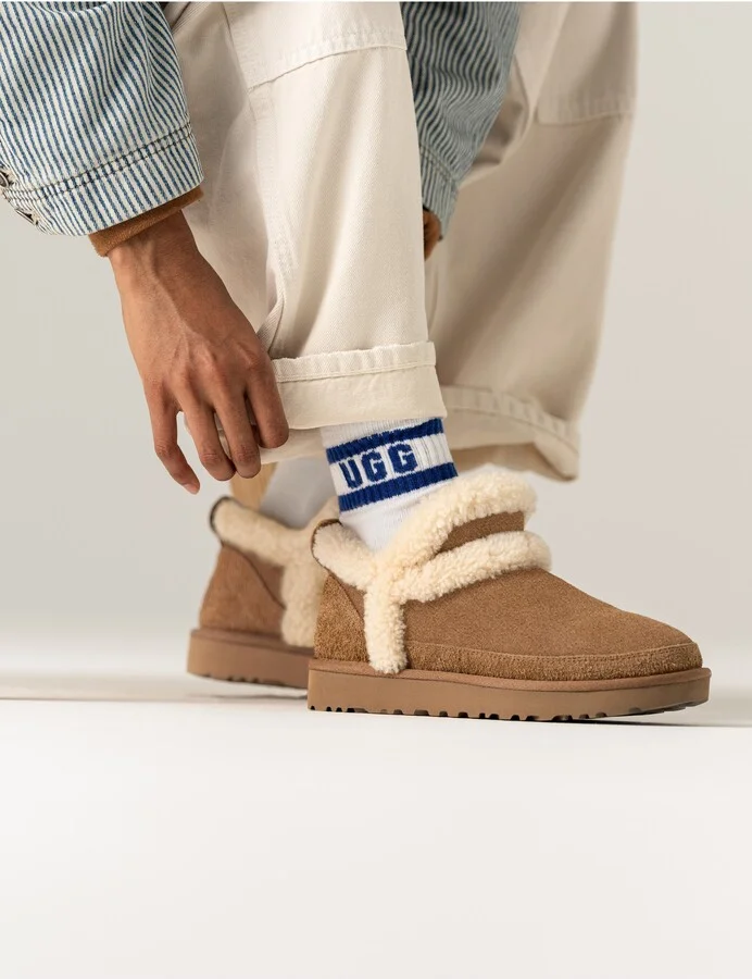 Classic Ultra Mini Spillseam Genuine Shearling Bootie - Image 10