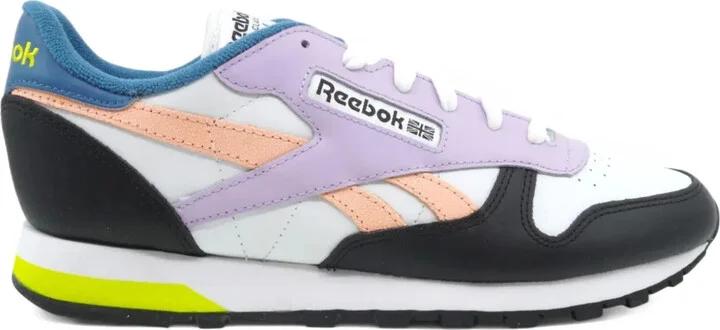 Classic "White/Black/Purple" sneakers