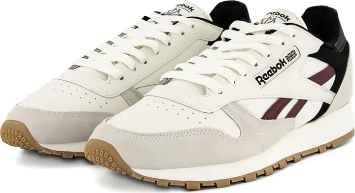 Classic "White/Maroon" sneakers - Image 2