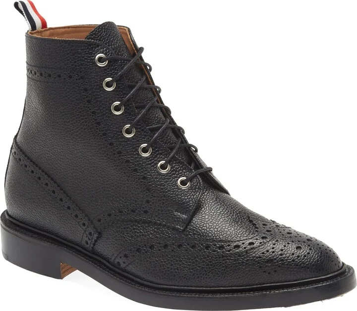Classic Wingtip Lace-Up Boot