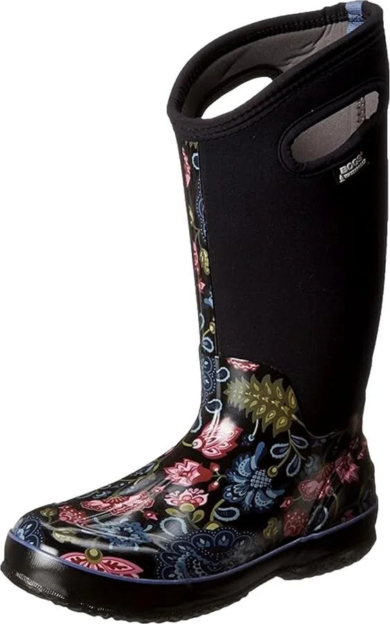 Classic Winter Blooms Tall Black / Multi 71532-009 Women's