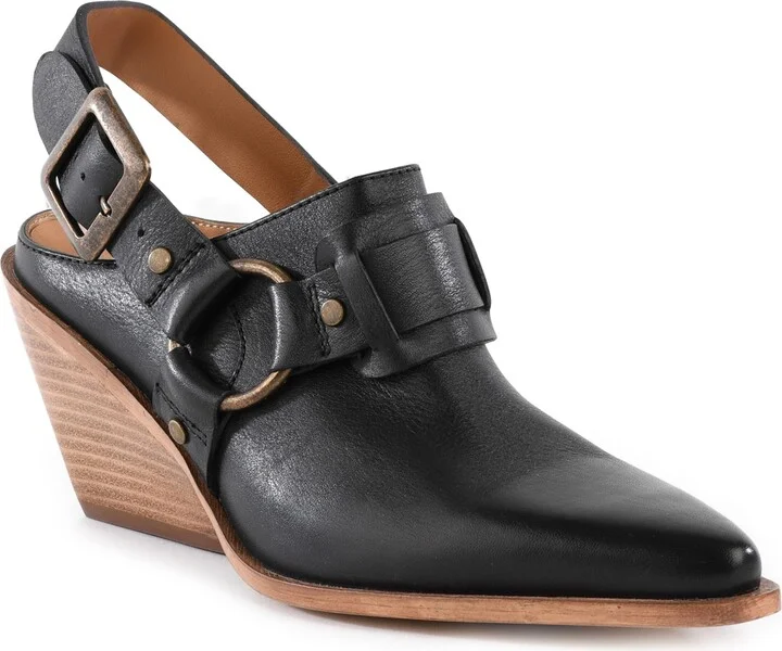 Classified Slingback Wedge Mule
