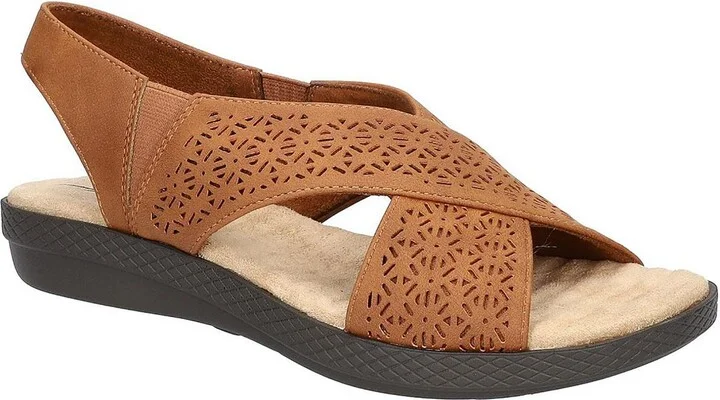 Clauda Womens Open Toe Slip On Slingback Sandals