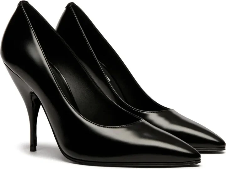Claudelle 85mm leather pumps - Image 2