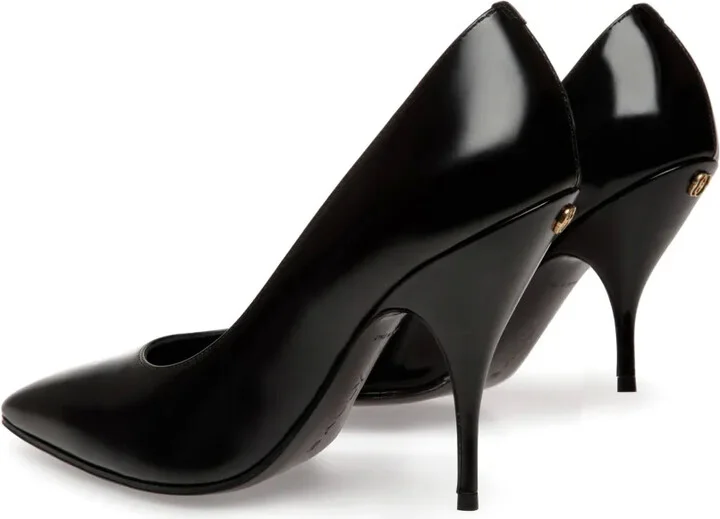 Claudelle 85mm leather pumps - Image 3
