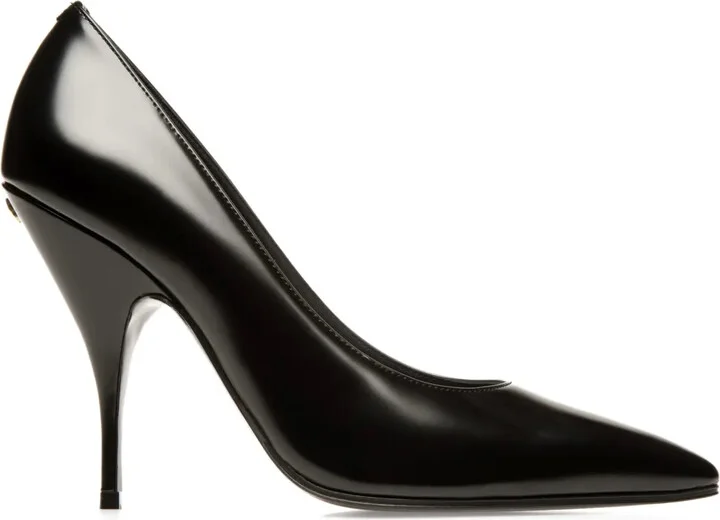 Claudelle 85mm leather pumps
