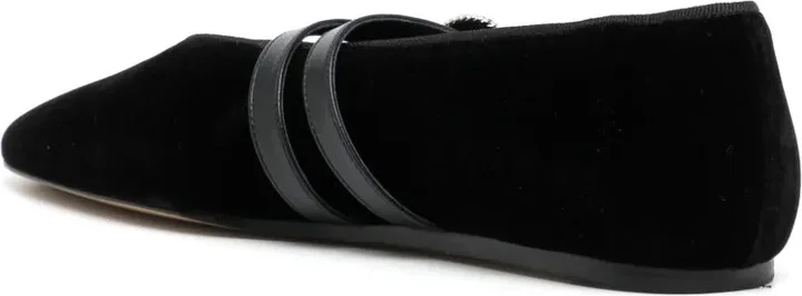 Claudia belted velvet slippers - Image 3