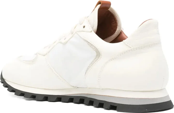 Claudia leather panelled sneakers - Image 3