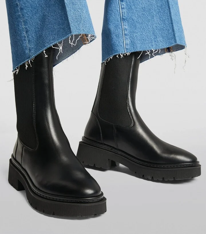 Claudie Pierlot Leather Chelsea Boots - Image 5