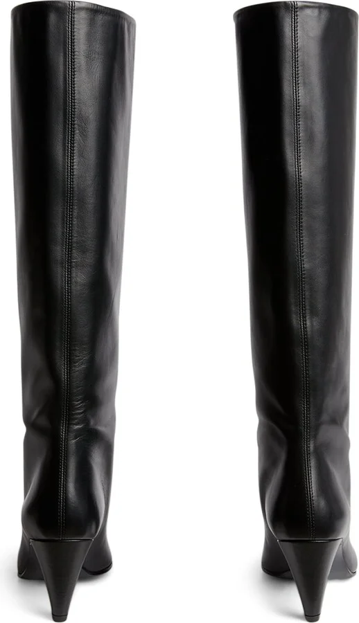 Claudie Pierlot Leather Heeled Boots 75 - Image 2