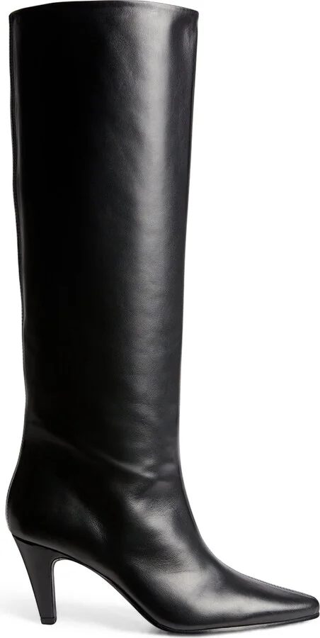 Claudie Pierlot Leather Heeled Boots 75