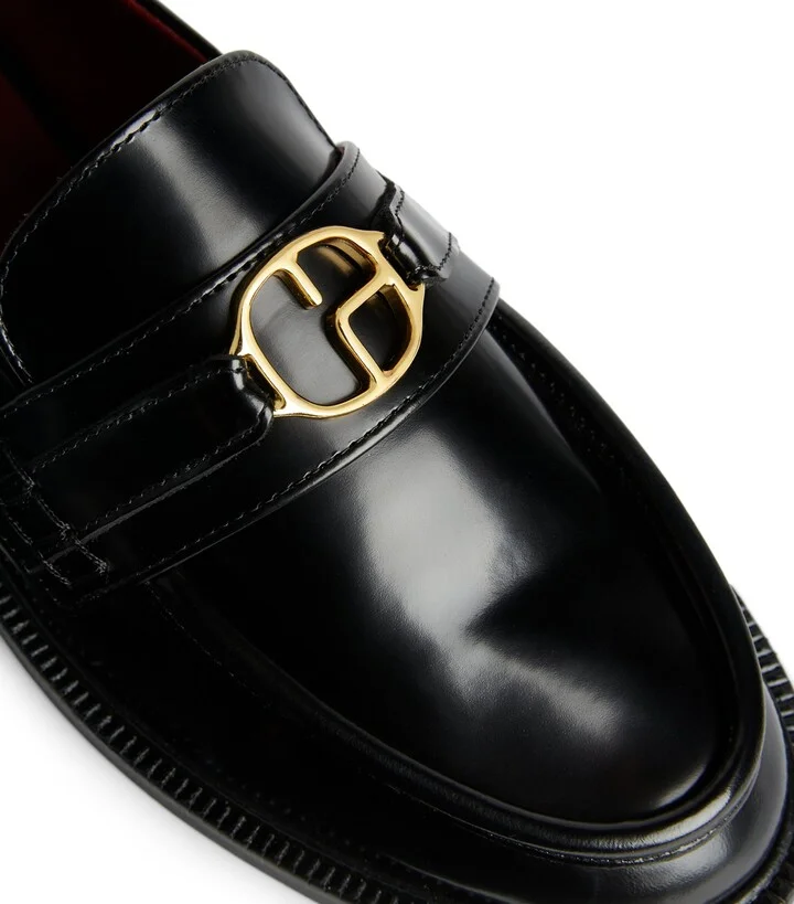 Claudie Pierlot Leather Loafers - Image 5
