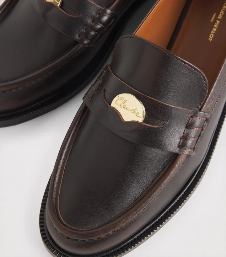 Claudie Pierlot Leather Loafers - Image 5