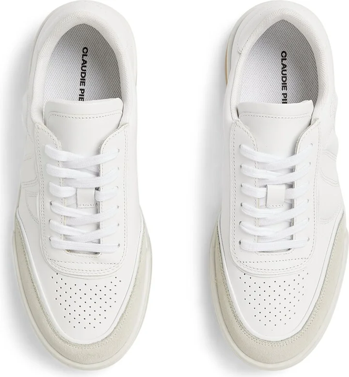 Claudie Pierlot Leather Low-Top Sneakers - Image 2
