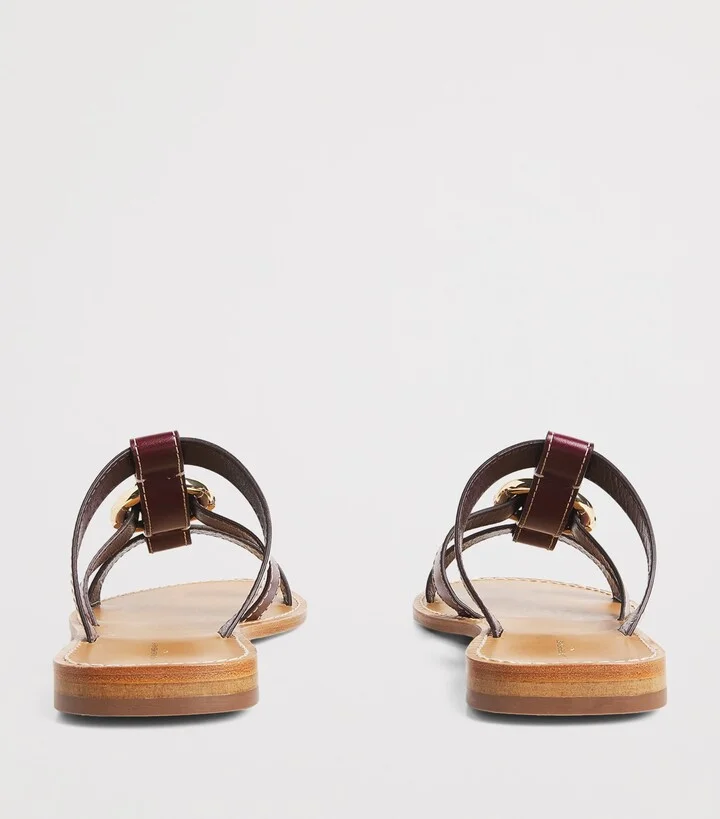 Claudie Pierlot Leather Sandals - Image 4