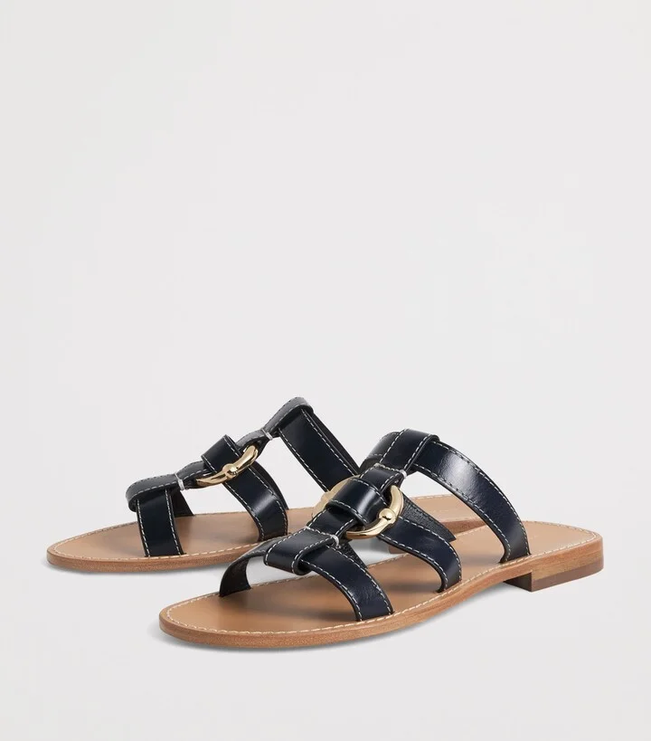 Claudie Pierlot Leather Sandals - Image 3
