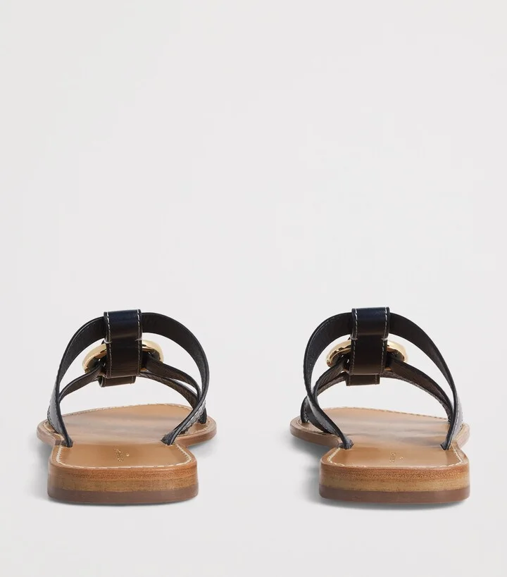 Claudie Pierlot Leather Sandals - Image 4