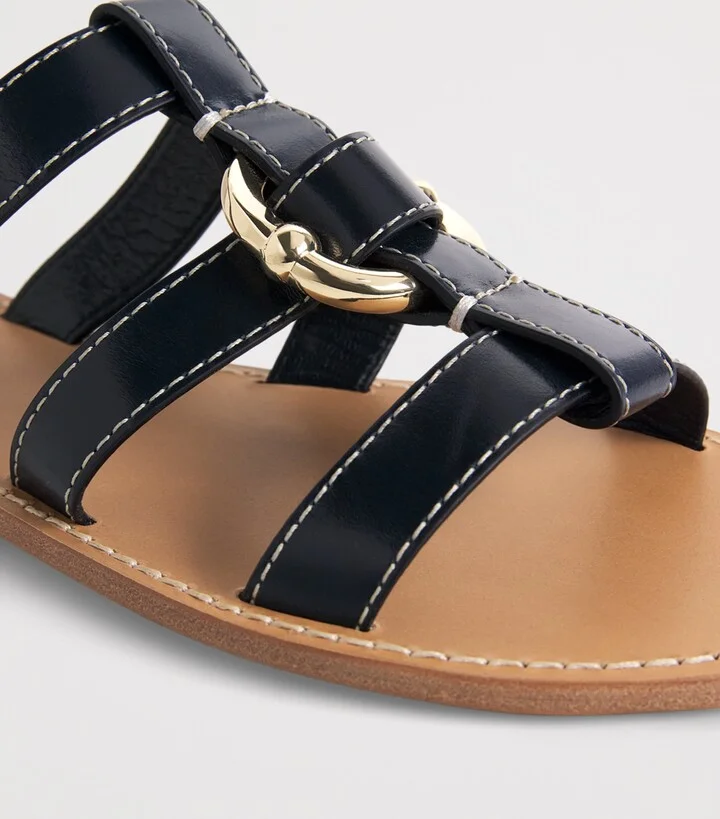 Claudie Pierlot Leather Sandals - Image 6