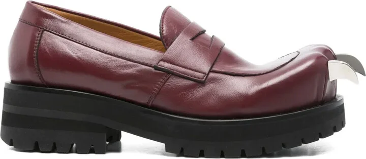 Claw-Toe Penny Loafers