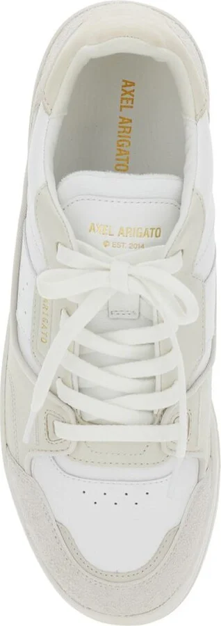 'Clay' Beige Sneakers With Suede Panels And Logo Patch On The Tongue In Leather Man - Image 3