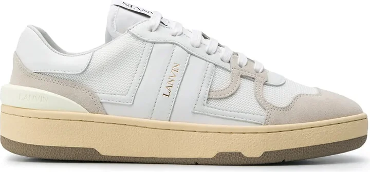 Clay leather low-top sneakers