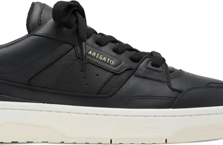 Clay leather panelled sneakers - Image 2