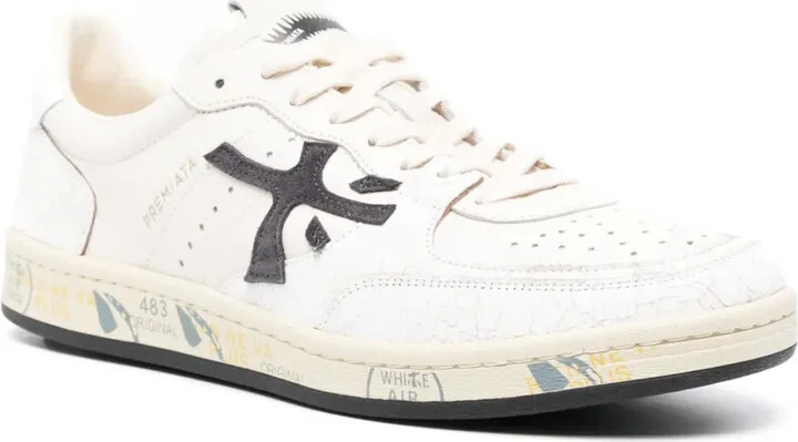 Clay low-top leather sneakers - Image 2
