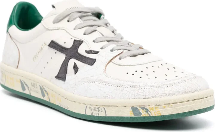 Clay low-top leather sneakers - Image 2